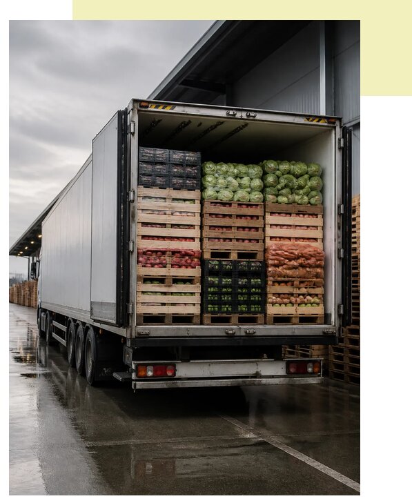Перевозка плодоовощной продукции в Кузнецк по цене от 5212 р. | Агросервис-Кнц