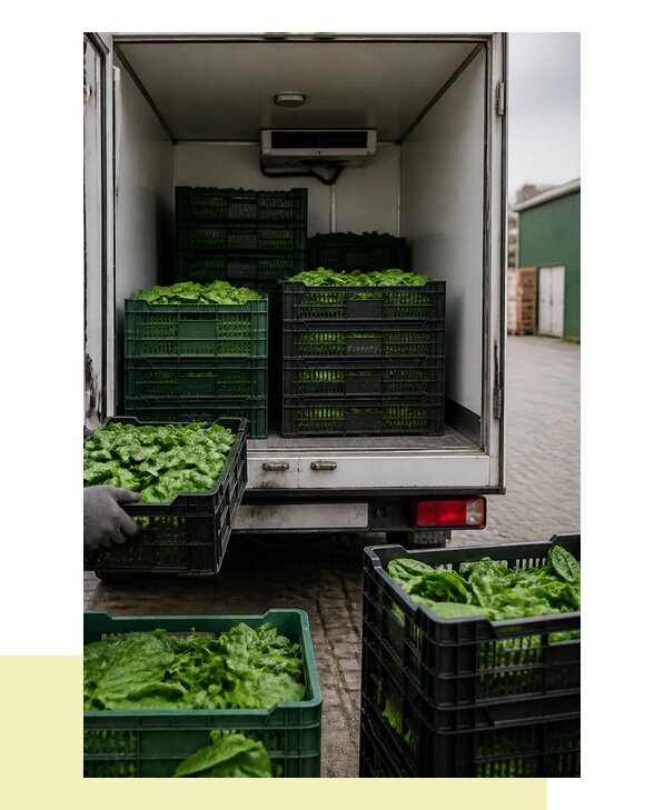 Перевозка шпината в Кузнецк с сохранением свежести продукции